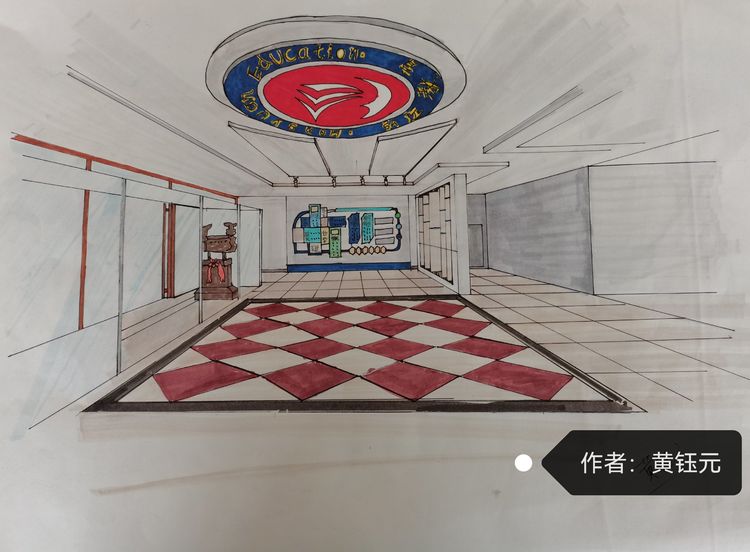 “美术教师笔下的校园”——弘远教师绘画作品集锦